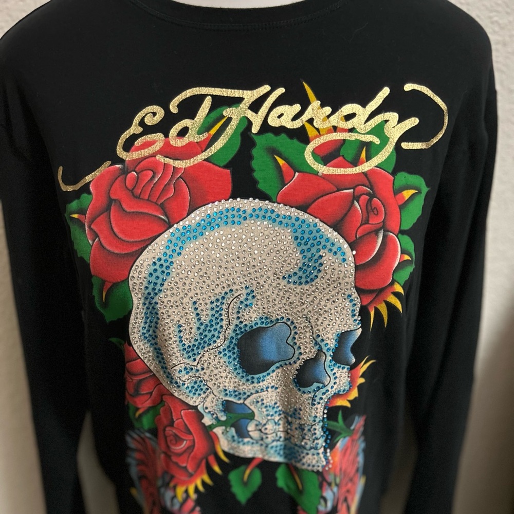 Ed Hardy Skull Tattoo Tee
